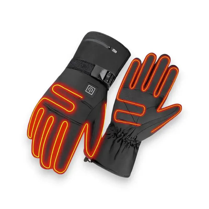 USB Plug Electric Heated Gloves with Touchscreen Finger for Men Women Winter Hands Warmer Thermal Gloves Windproof for Cold Weather Outdoor Activities